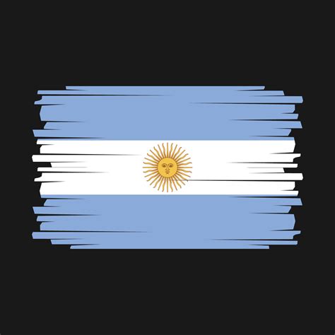 Argentina Flag Vector 22013420 Vector Art At Vecteezy