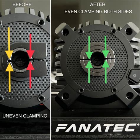 Fanatec Csl Dd Pro Shaft Clamp Fix Aluminium Wheel Mod Dd Podium