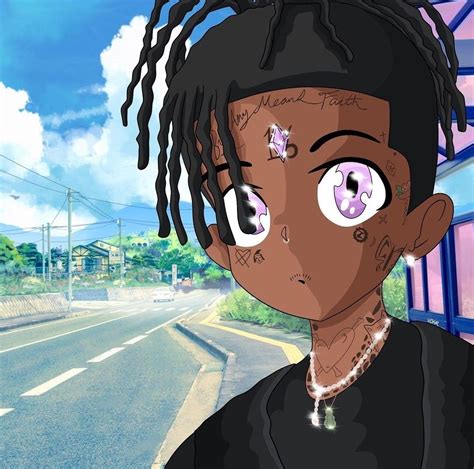 Lil Uzi Vert Cartoon Cartoon Fan Anime Rapper Rapper Art Anime