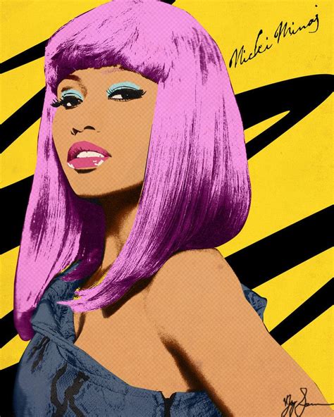 Nicki Minaj Female Rappers Female Singers Artwork Painting Cool