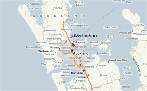 Auckland Map North Shore