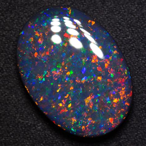 1516 Ct Gem Black Opal 218x158x64mm Black Opal Direct