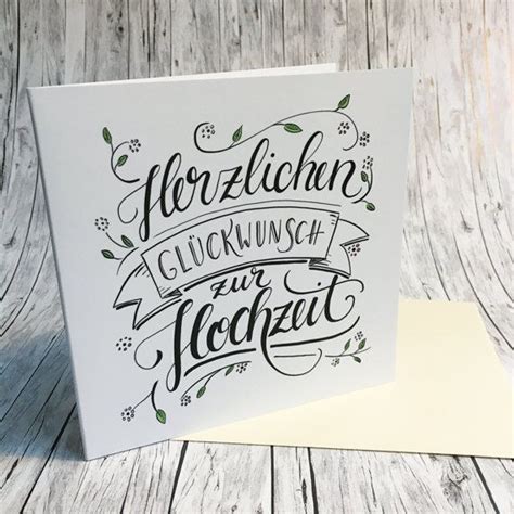 Auch die gäste geben sich besondere. Herzlichen Glückwunsch zur Hochzeit Handlettering ...