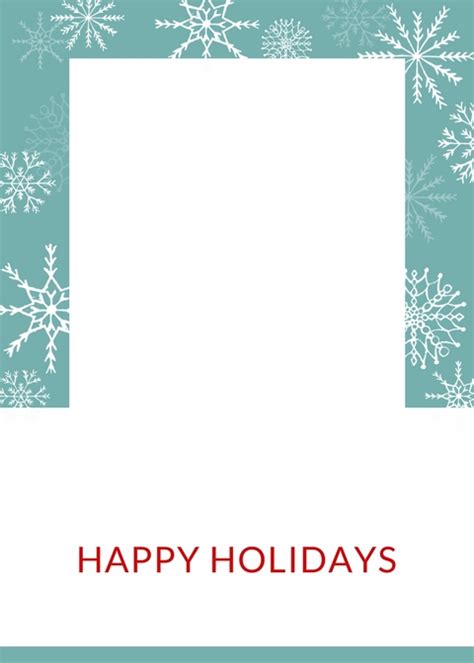 Hoping your holidays are filled with love, family and happiness. Free Christmas Card Templates - The Crazy Craft Lady