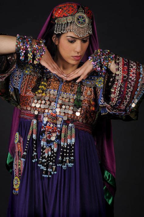 Rana Gorgani In Traditional Pashtun Clothes Worn At Her Afghan Dance