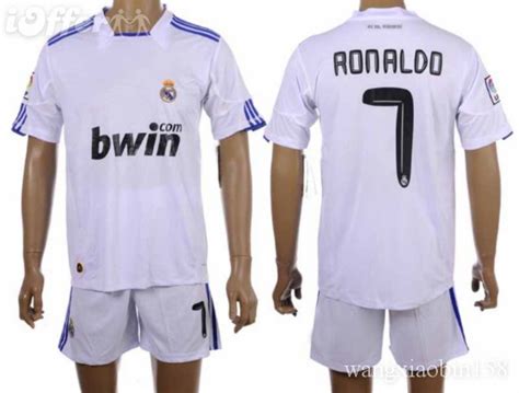 Top Football Players Cristiano Ronaldo Real Madrid Jersey