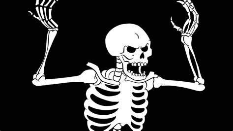 Download Annoyed Skeleton Meme Wallpaper