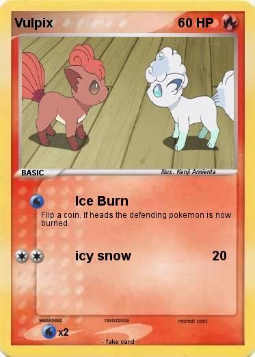 Check spelling or type a new query. Pokémon Vulpix 396 396 - Ice Burn - My Pokemon Card