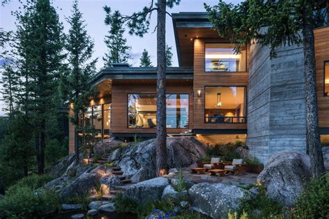 modern cliff house  mccall design  planning wowow home magazine
