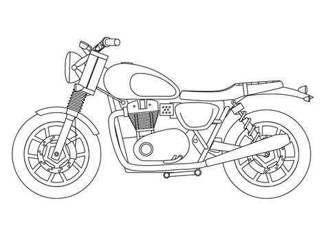 motorcycle line drawing inkscape
