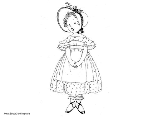 Vintage Girly Coloring Pages - Free Printable Coloring Pages