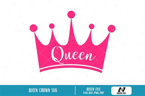 Queen Svg Crown Svg Queen Clip Art Queen Crown Svg Crown Clip Art