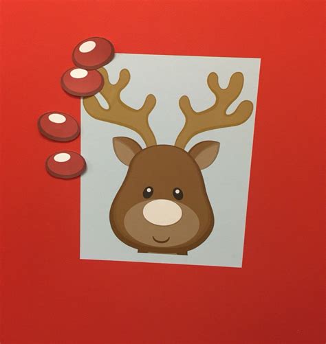 Instant Download Pin The Nose On Rudolph Game Set For A Holiday Party