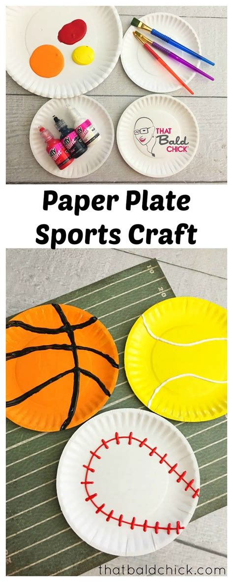 Paper Plate Sports Craft At Via Thatbaldchick Vbs