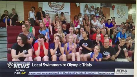 Pack Swim Team Celebrates Olympic Trials Swimmers Gymnastics Fever