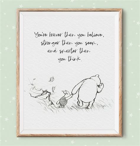I do not own the copyright to these images… Classic Winnie The Pooh Quote Nursery Prints, Pooh ...
