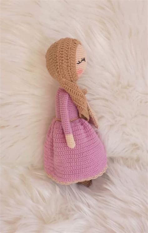 Crochet Hijab Doll Amigurumi Muslim Doll Crochet Amigurumi Etsy