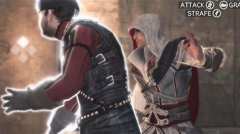 Assassins Creed 2 Ezios Hidden Blade Combat And Free Roam Youtube