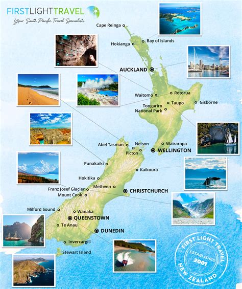 New Zealand Tourist Map New Zealand Tourist Attractions Map Vrogue