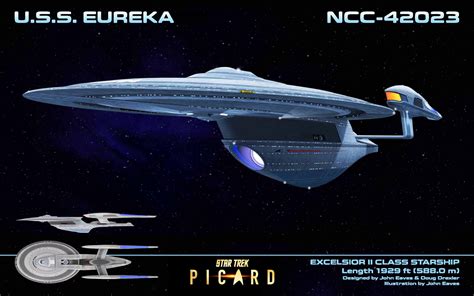 Excelsior Ii Class From Picard S02e01 Rstartrekstarships