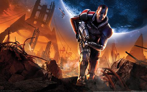 Download Commander Shepard Video Game Mass Effect 2 Hd Wallpaper