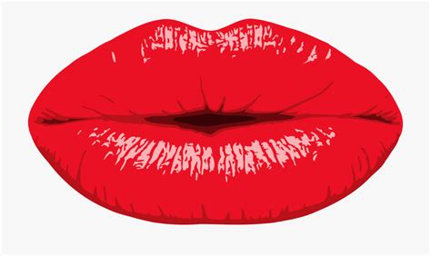 Cartoon Kissing Lips Clip Art