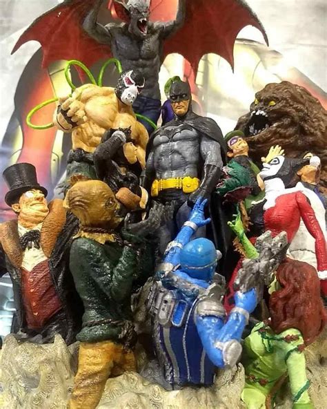 Batman Vs Villains Diorama Statue Stl 3d Spartan Shop