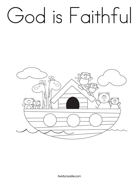 Faithfulness Coloring Page Coloring Pages