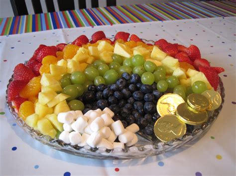 Rainbow Fruit Tray For Ks Bday Rainbow Fruit Trays Food Decoration