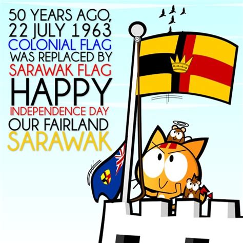 The date sarawak gained independence from the british empire. ANDYcakapcakapBLOG !: Happy 50th Independence Day to my ...