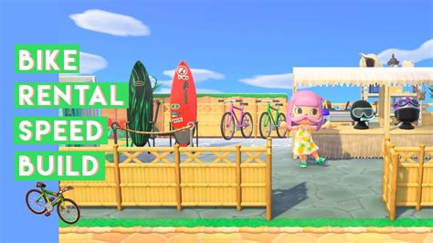 How to find and craft all wands in animal crossing: Bike/Sports Rental Area Speed Build | Animal Crossing New ...