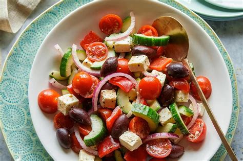 ina garten s greek salad is a classic dinner recipe for a reason recipe food network recipes