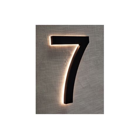 Custom Backlit Digit Led Light Modern House Numbers 8 Inch House
