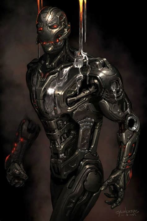 Avengers Age Of Ultron Concept Art Ultron By Phil Saunders
