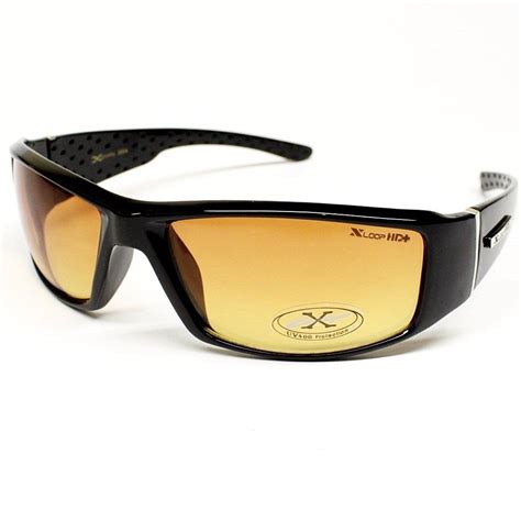xloop hd vision black high definition anti glare lens sunglasses black 4098a 10 80