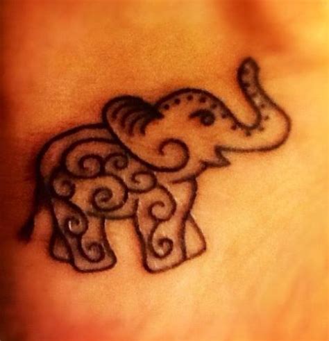 Simple Tribal Elephant Wollerl1302 Elephant Tattoos Tattoos Cute