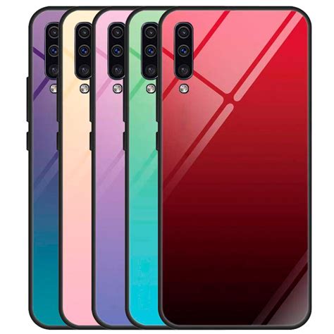 Carcasa Resistente Con Color Degradado Para Samsung Series A Iluma