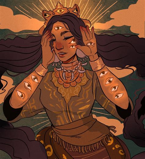 In Philippine Mythology Dalikamata Was A Clairvoyant Health Goddess She Possessed Many Eyes