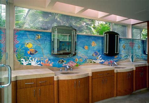 Bathroom Splash Fishing Bathroom Decor Fish Bathroom Tropical Bathroom
