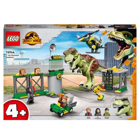 Lego Jurassic World 76944 T Rex Dinosaur Breakout Toy Set Smyths Toys Uk
