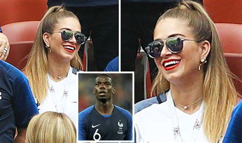 Paul Pogba Girlfriend Maria Salaues Puts On Glamorous Display At France