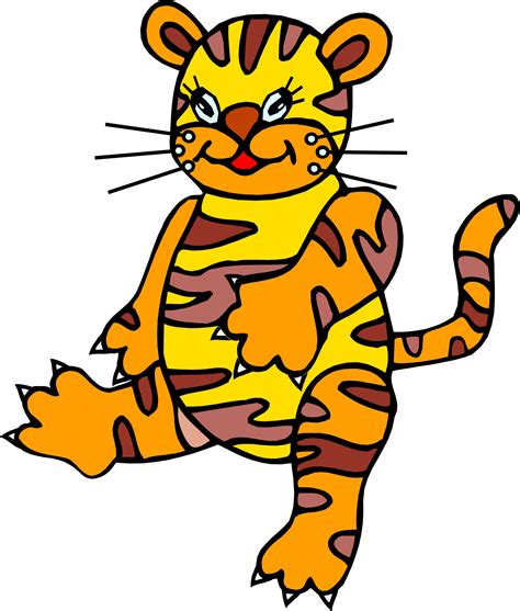 Baby Cartoon Tiger Clipart Best