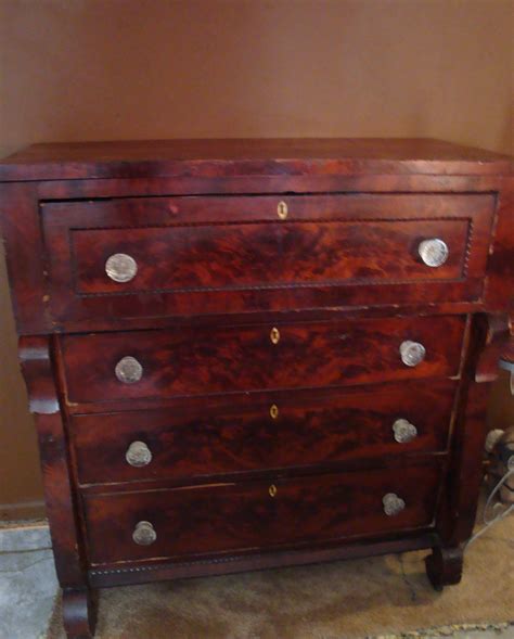 Tall 1800s Empire Dresser Antique Appraisal Instappraisal