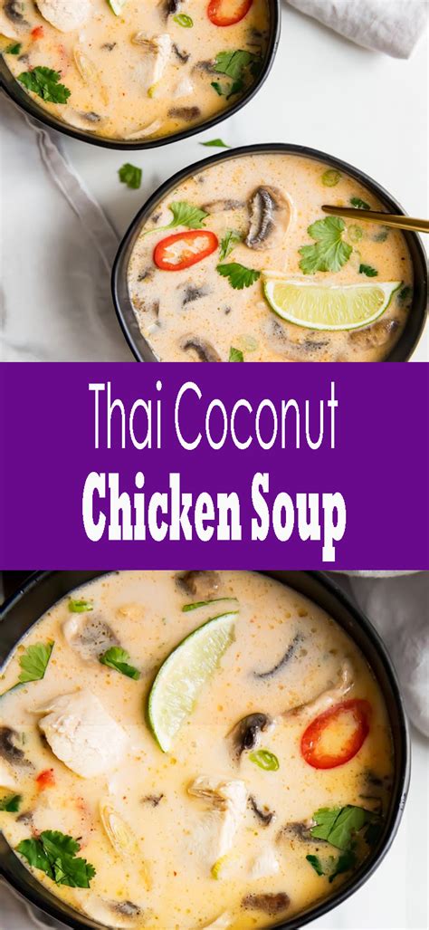 Thai Coconut Chicken Soup Pinsgreatrecipes11