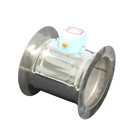 51 150mm Outer Diameter Stainless Steel Electric Air Damper Valve With