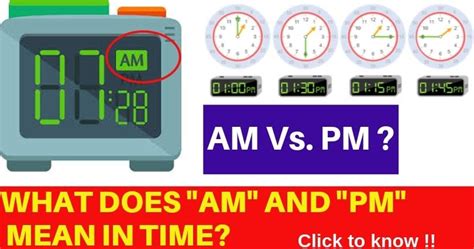 Mechanical Minds Know What Does Am And Pm Mean In Time