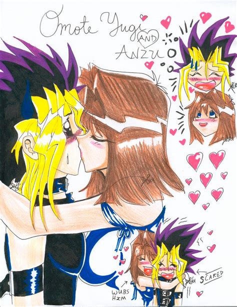 Anzu Kisses Little Yugi By Alaer On Deviantart