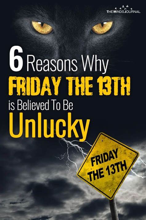 6 Reasons Why Friday The 13th Is Believed To Be Unlucky Friday The