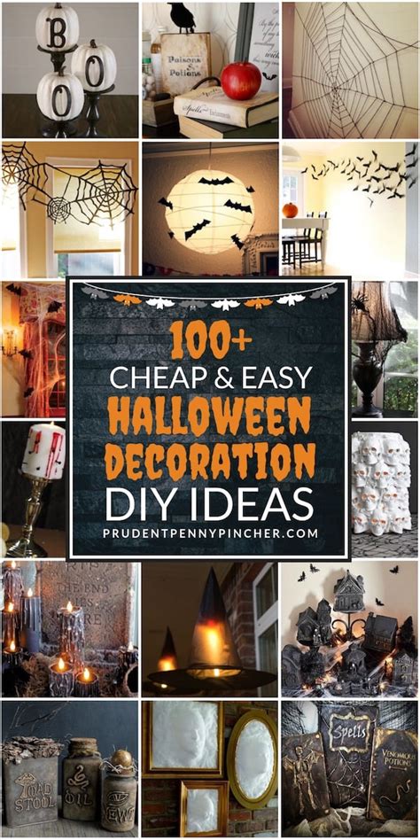 100 Cheap And Easy Diy Halloween Decor Ideas Prudent Penny Pincher