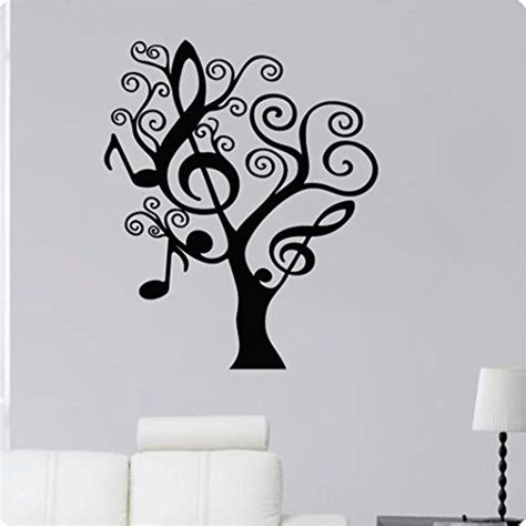 28 Music Note Tree Shape Treble Clef Wall Decal Sticker Art Home Décor